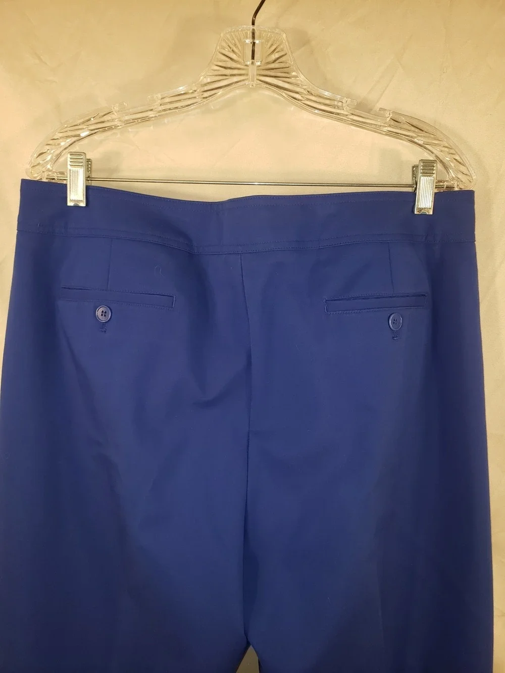 Talbots Royal Blue Straight-Leg Trousers
